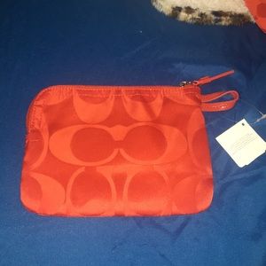 Coach makeup bag